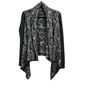 SILVIA NOVELLI Sweater Cardigan‎ Size M Made in Italy Merino Wool Blend (C-226)